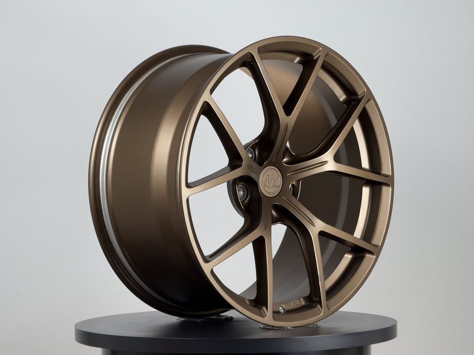 AWZZ 19×9.5 ET35 Satin Bronze Outlet unit #2 — actual wheel, photo 3