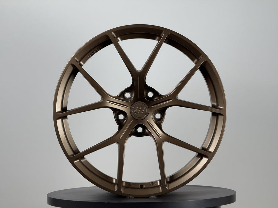 AWZZ 19×9.5 ET35 Satin Bronze Outlet unit #3 — actual wheel, photo 1