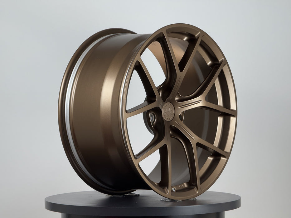 AWZZ 19×9.5 ET35 Satin Bronze Outlet unit #4 — actual wheel, photo 3