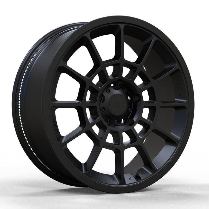 AW08 for Rivian R1T/R1S 22x8.5" +48 Satin Black