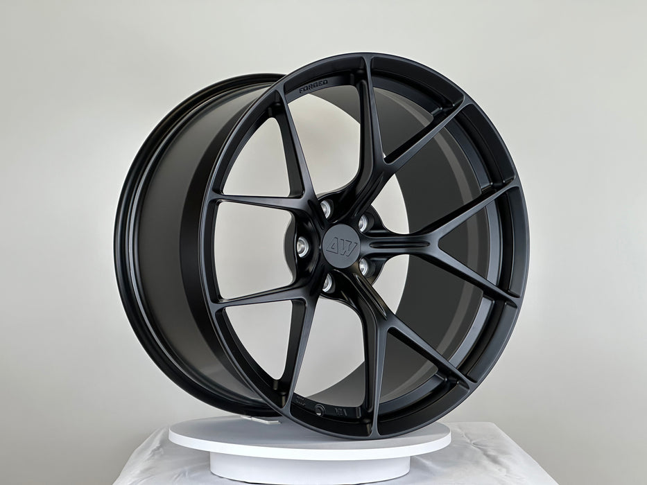 AWZZ for BMW M5 20x10.5" +22 Satin Black