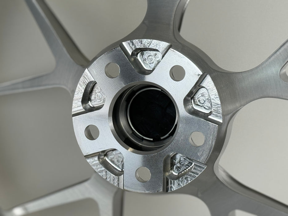 AWZZ for BMW M5/M8 20x9.5 Inch +22 Offset Forged Wheels Brushed Silver ...