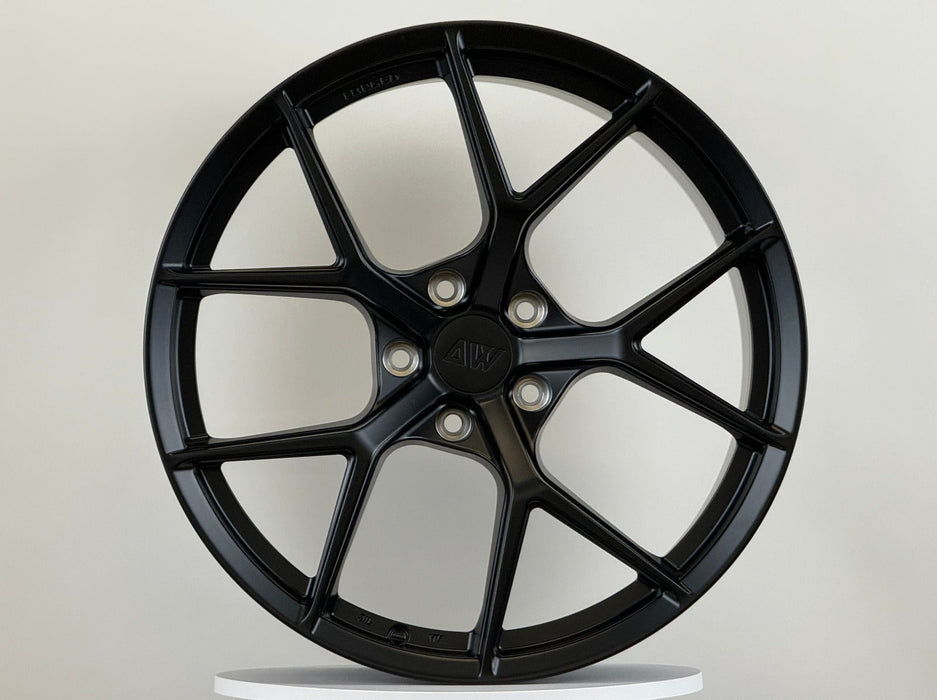 AW01 for Tesla Model X 20x10.0" +35 Rear Satin Black