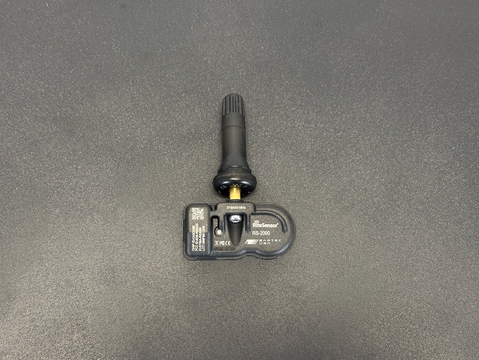 TPMS Sensor Pre-Programmed for Your Vehicle - 315/433 MHz | Rubber & Metal Valve Kit (Set of 4 Sensors)
