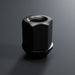 Titanium short hex lug nut, black