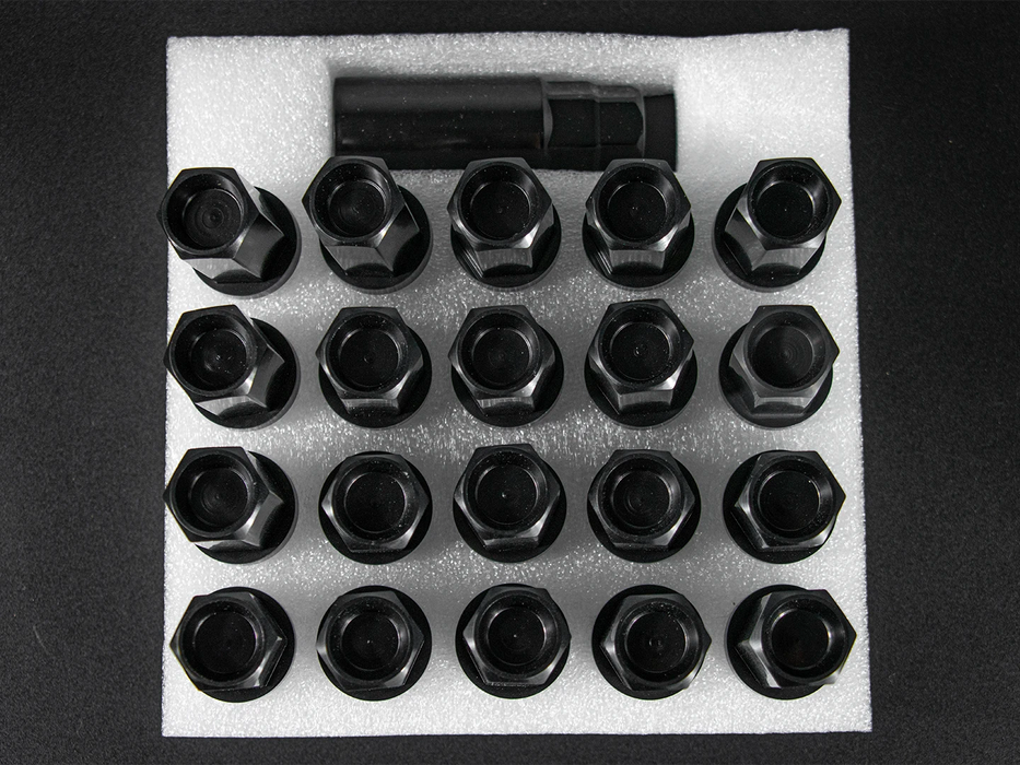 Aluminum Closed M14x1.5 19mm Wheel Lug Nuts (Pack of 20pcs)