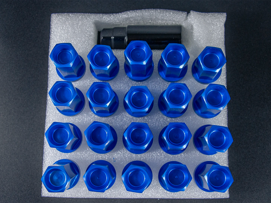 Aluminum Closed M14x1.5 19mm Wheel Lug Nuts (Pack of 20pcs)
