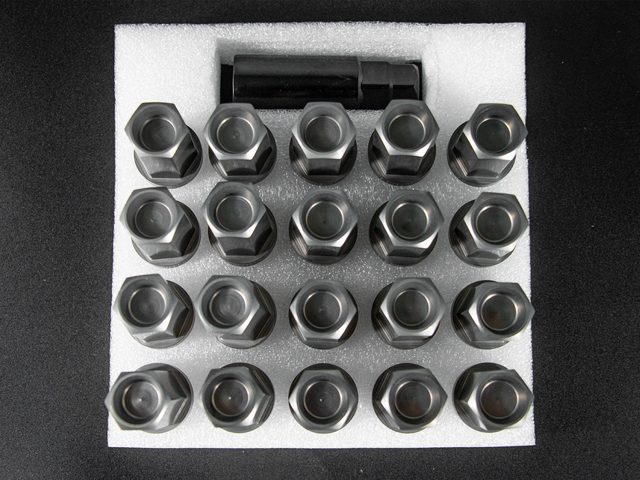 Aluminum Closed M14x1.5 19mm Wheel Lug Nuts (Pack of 20pcs)