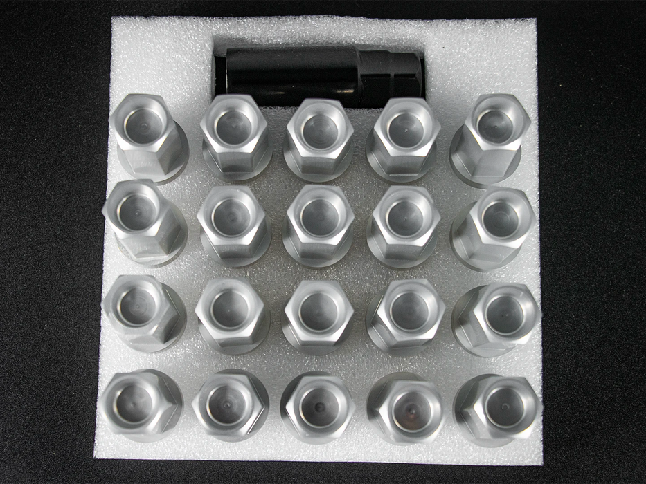Aluminum Closed M14x1.5 19mm Wheel Lug Nuts (Pack of 20pcs)