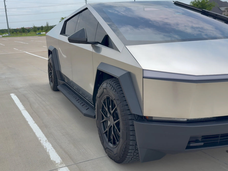 Black Running Boards for Tesla Cybertruck (2024+)