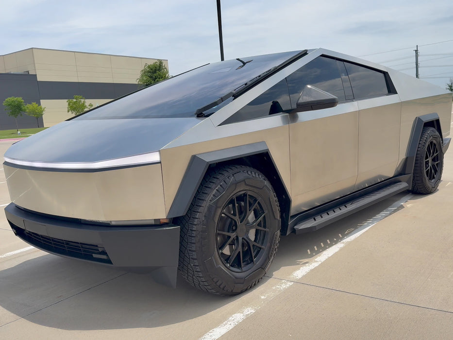 Black Running Boards for Tesla Cybertruck (2024+)