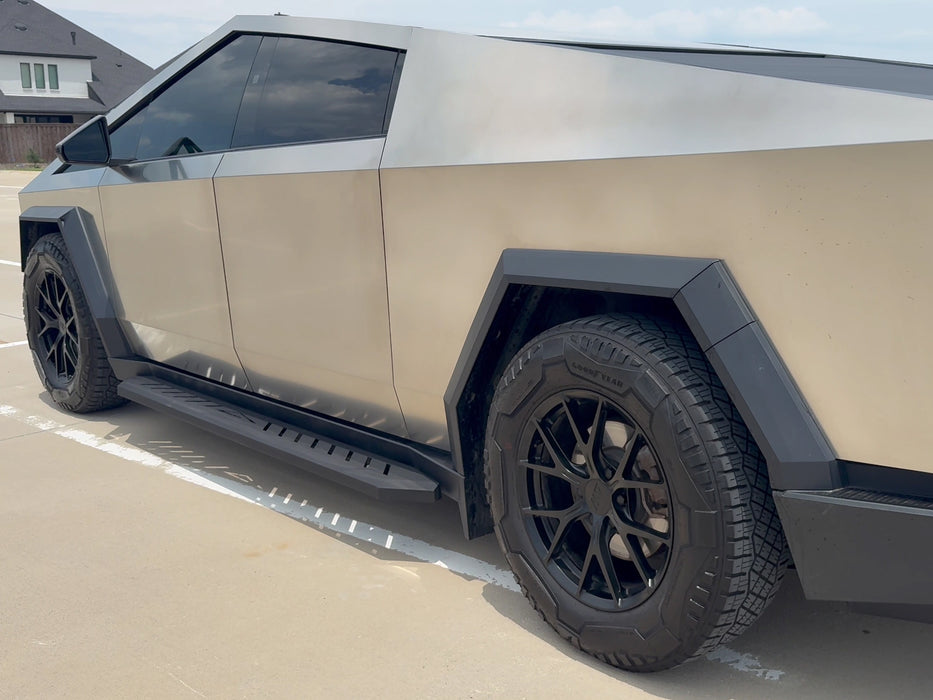 Black Running Boards for Tesla Cybertruck (2024+)