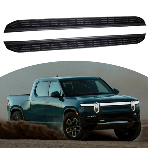 Black Running Boards for Rivian R1T