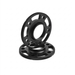 Pair of black forged 6061-T6 wheel spacers for Tesla
