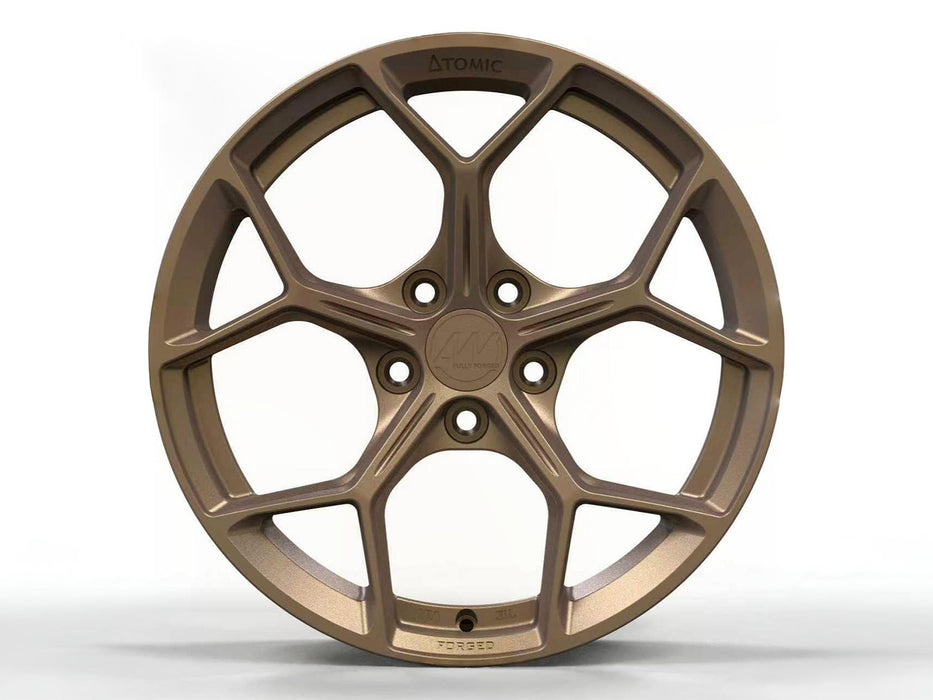 AW14 for Tesla Model 3/Y 19x9.5 Inch +35 Offset Forged Wheels Satin Bronze
