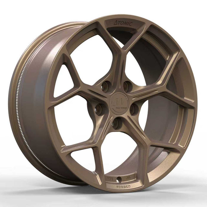 AW14 for Tesla Model 3/Y 19x9.5 Inch +35 Offset Forged Wheels Satin Bronze