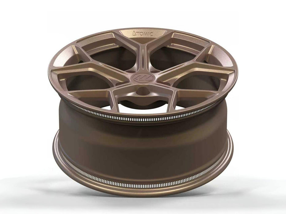 AW14 for Tesla Model 3/Y 19x9.5 Inch +35 Offset Forged Wheels Satin Bronze