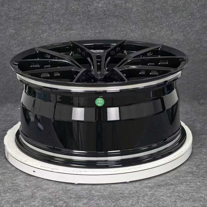 AWS for Porsche 911 (992) 21x11.5 Inch +57 Offset Forged Wheels Gloss Black