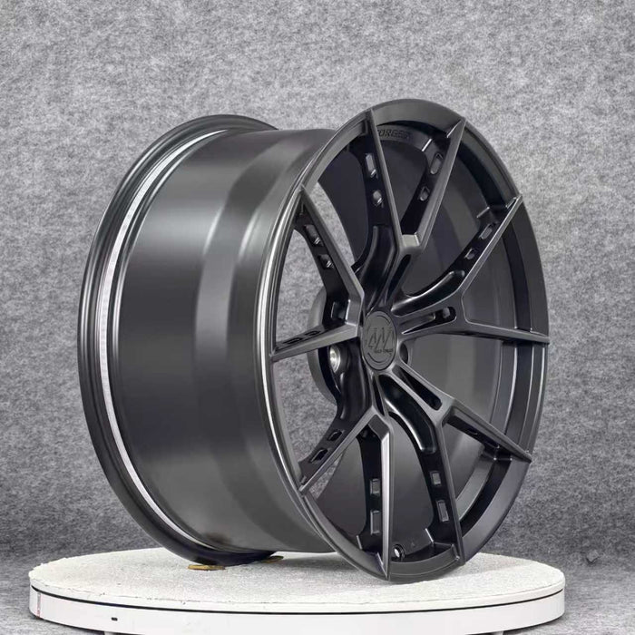 AWS for Tesla Model 3/Y 19x9.5 Inch +30 Offset Forged Wheels Satin Black