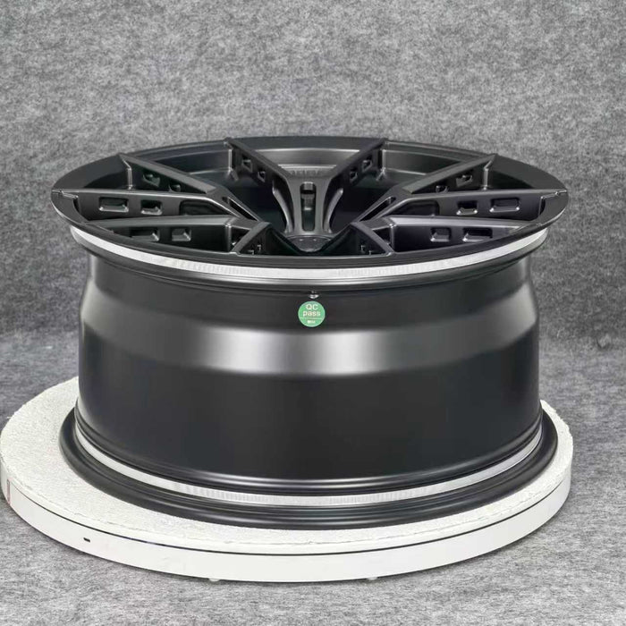 AWS for Tesla Model 3/Y 19x9.5 Inch +30 Offset Forged Wheels Satin Black