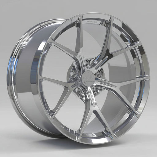 AWZZ for Tesla Model S 21x10.5 Inch +38 Offset Forged Wheels Polished