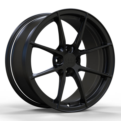 AWX for Mazda MX-5 17x8.0 Inch +42 Offset Forged Wheels Satin Black
