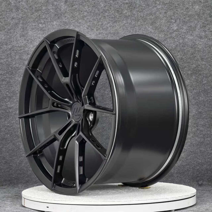 AWS for Ford Mustang GT 20x11.5 Inch +56 Offset Forged Wheels Satin Black