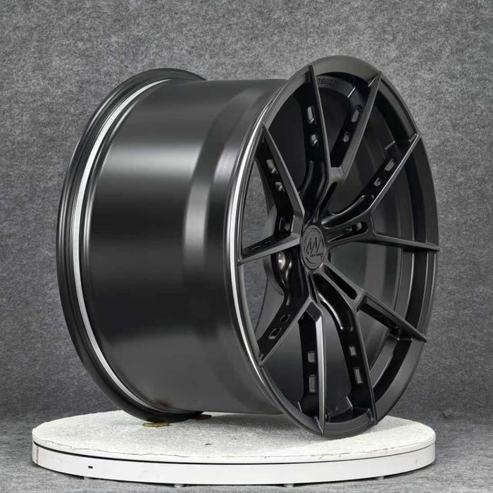 AWS for Ford Mustang GT 20x11.5 Inch +56 Offset Forged Wheels Satin Black