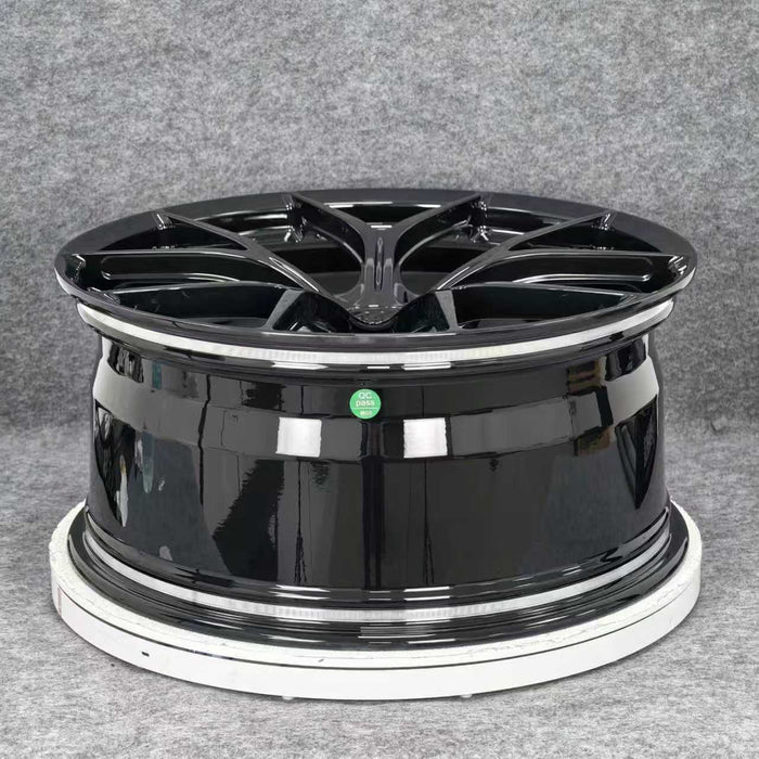 AWS for Tesla Model S/X 20x10.5 Inch +33 Offset Forged Wheels Gloss Black