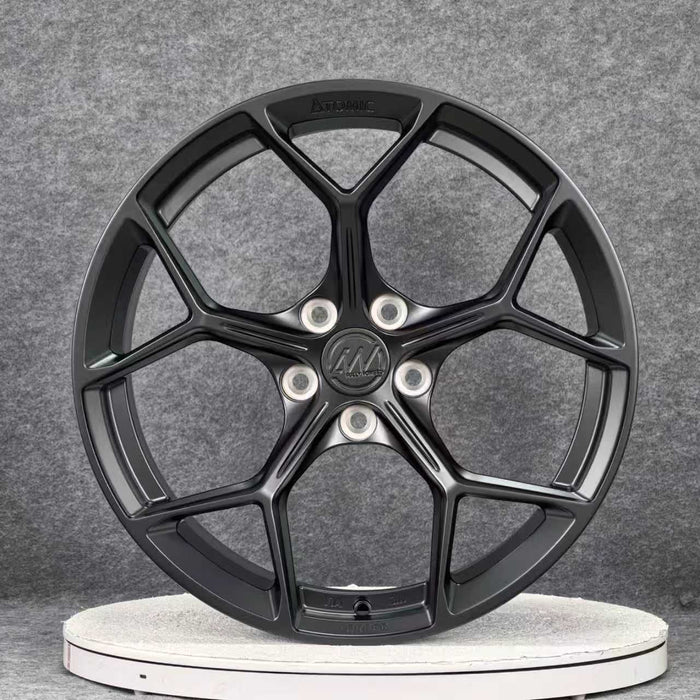 AW14 for Tesla Model 3/Y 18x8.5 Inch +35 Offset Forged Wheels Satin Black