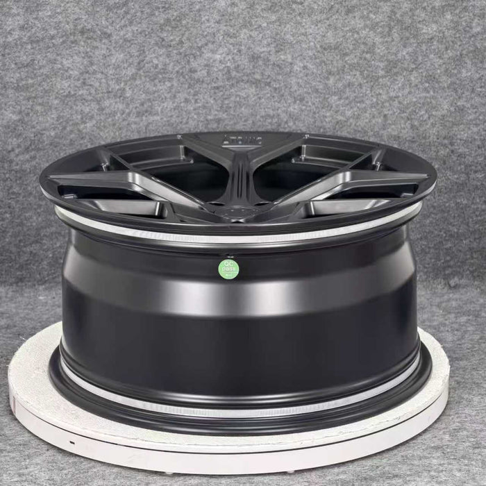 AW14 for Tesla Model 3/Y 18x8.5 Inch +35 Offset Forged Wheels Satin Black