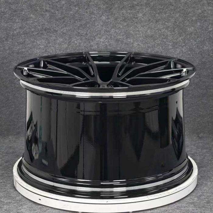AWS for BMW M5 20x10.5 Inch +22 Offset Forged Wheels Gloss Black