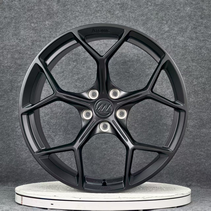 AW14 for Tesla Model S/X 20x9.5 Inch +35 Offset Forged Wheels Satin Black