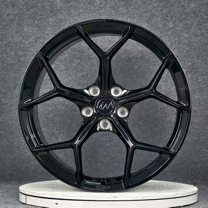 AW14 for Tesla Model S/X 20x9.5 Inch +35 Offset Forged Wheels Gloss Black