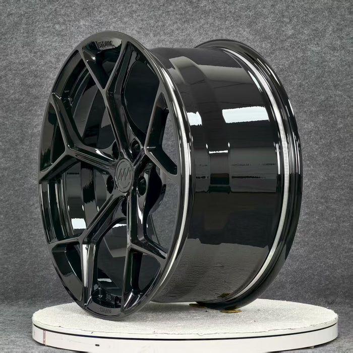 AW14 for Tesla Model S/X 20x9.5 Inch +35 Offset Forged Wheels Gloss Black
