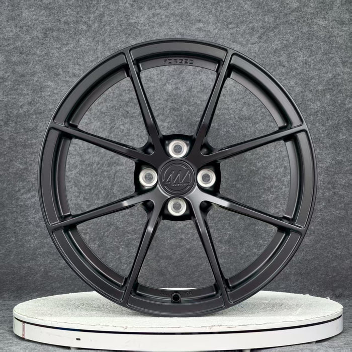 AWX for Mazda MX-5 17x8.0 Inch +42 Offset Forged Wheels Satin Black