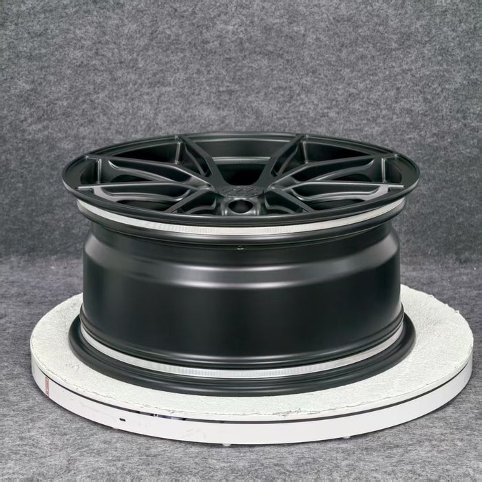 AWX for Mazda MX-5 17x8.0 Inch +42 Offset Forged Wheels Satin Black