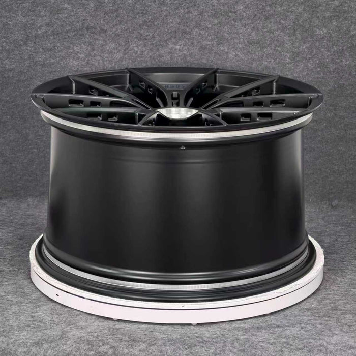 AWS for Porsche 911 (992) 20x9.5 Inch +37 Offset Forged Wheels Satin Black