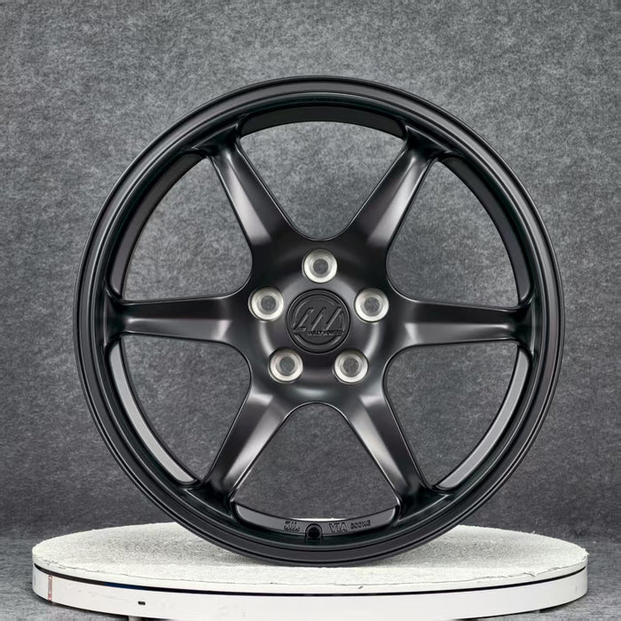 AWJ6 for Tesla Model 3/Y 18x8.5 Inch +35 Offset Forged Wheels Satin Black