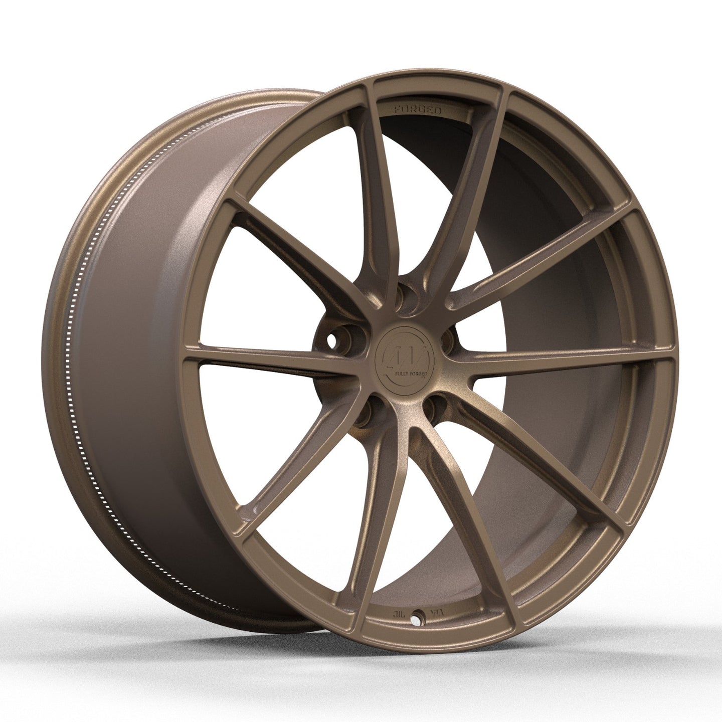AWX for Audi RS6/RS7 C8 21x10.5 Inch +10 Offset Forged Wheels Satin Bronze
