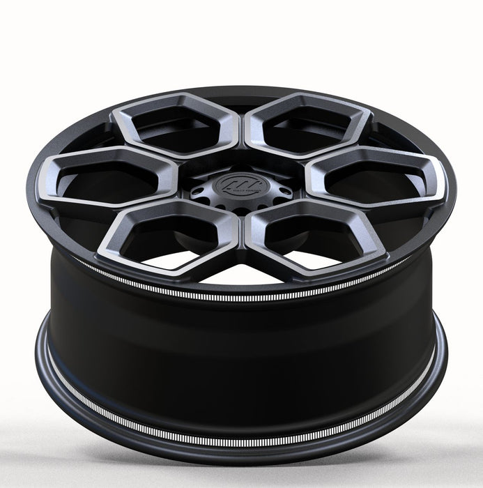 AW13 for Tesla Cybertruck 20x9.0" +55 Satin Black/Diamond Cut