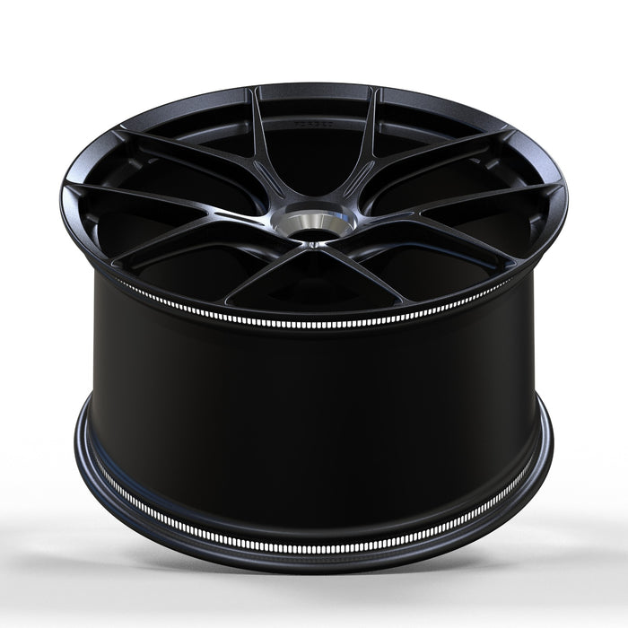 AWZZ for Porsche 911 (992) 21x12 Inch +60 Offset Forged Wheels Satin Black