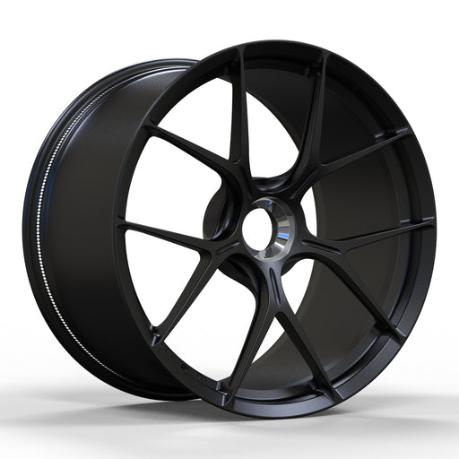 AWZZ for Porsche 911 (992) 21x12 Inch +60 Offset Forged Wheels Satin Black