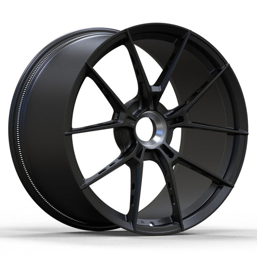 AWS for Porsche 911 (992) 21x12 Inch +60 Offset Forged Wheels Satin Black