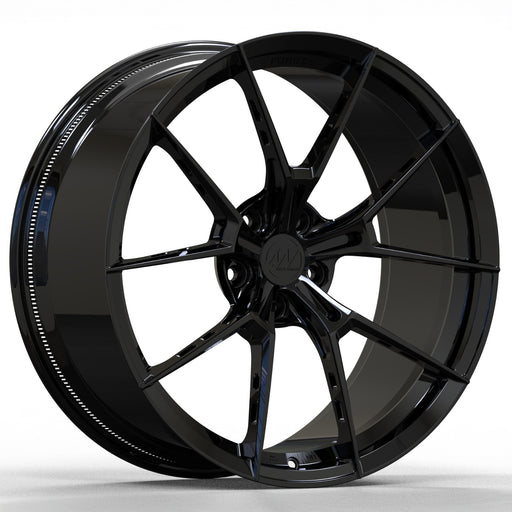AWS for BMW M5 20x9.5 Inch +22 Offset Forged Wheels Gloss Black