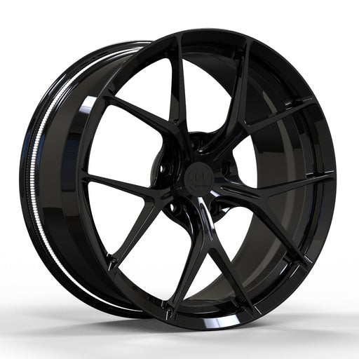 AWZZ for Porsche 911 (992) 20x9.0 Inch +31 Offset Forged Wheels Gloss Black
