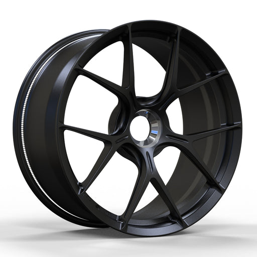 AWZZ for Porsche 911 (992) 20x10 Inch +45 Offset Forged Wheels Satin Black