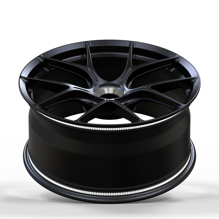 AWZZ for Porsche 911 (992) 20x9.5 Inch +37 Offset Forged Wheels Satin Black