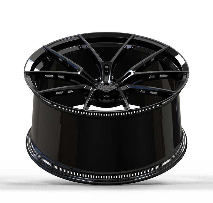 AWS for Tesla Model S/X 22x9.5 Inch +22 Offset Forged Wheels Gloss Black
