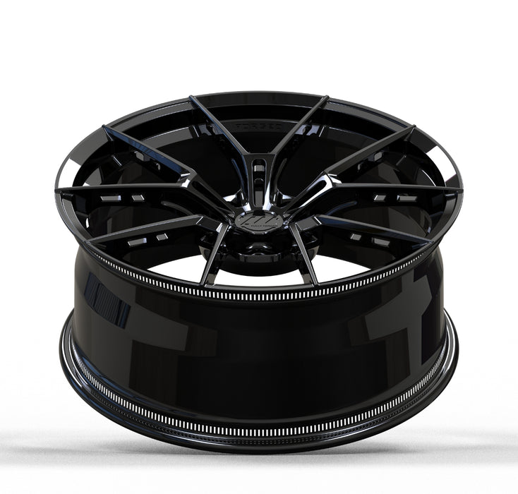 AWS for Porsche 911 (992) 20x9.0 Inch +31 Offset Forged Wheels Gloss Black